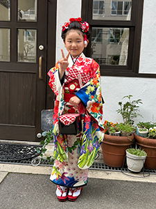 2025年七五三着付けのお客さま